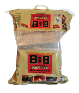 B&B Post Oak BBQ/Cooking Wood logs 1.25 cu ft  16kg