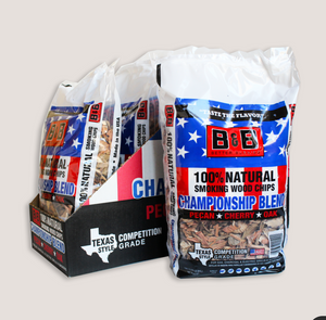 B&B Championship Blend Smoking Wood Chips 180 cu. in