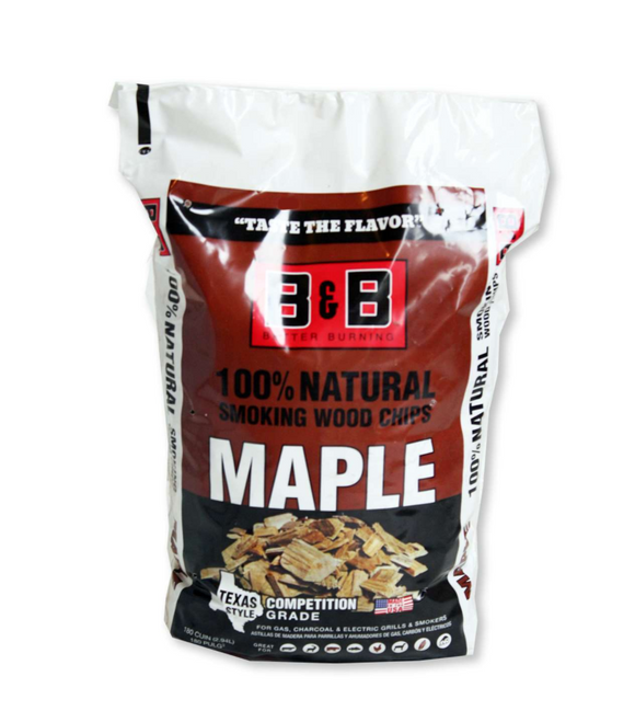 B&B Maple Smoking Wood Chips 180 cu. in