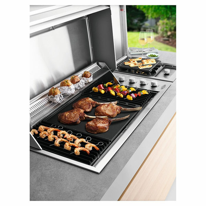 BEEFEATER SIGNATURE PROLINE BUILT-IN 6 BURNER GAS BBQ WITH FLAT LID BSL158SAEUGB