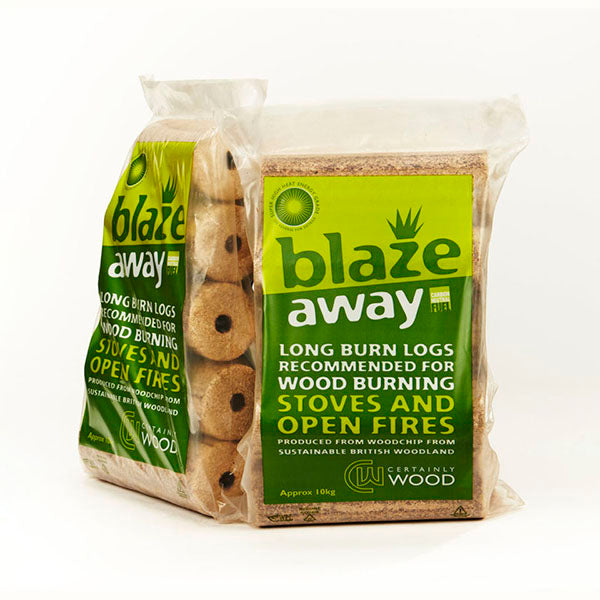 Blaze away Long Burning Logs for  Fireplaces, Open Fires