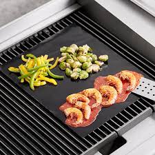 Non-Stick Black Reusable BBQ Grill Mat