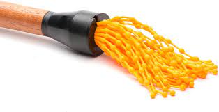 Fox Run QB68 15" Silicone BBQ Mop Brush with Rosewood Handle