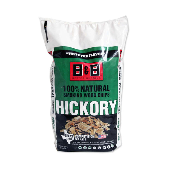 B&B Hickory Smoking wood chips 180 cu. in