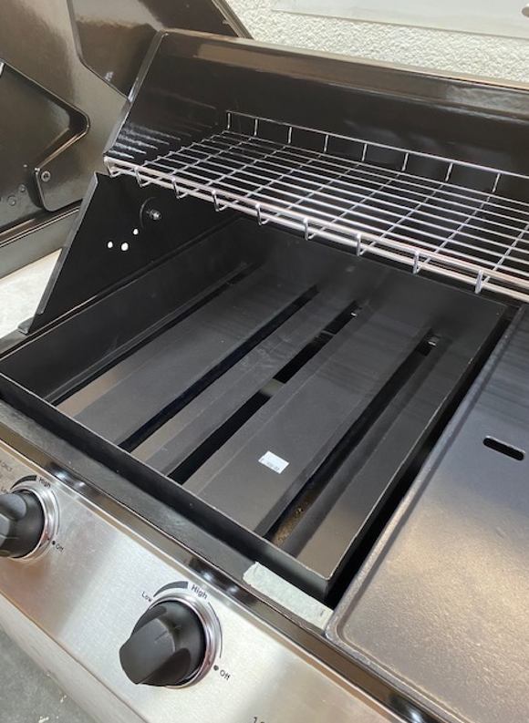 Beefeater Charcoal Tray using the grill’s gas Grill